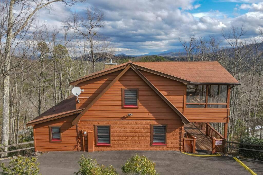 Over The Mountain - Smoky Mountain View Cabin سيفيرفيل المظهر الخارجي الصورة