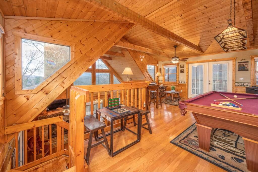 Over The Mountain - Smoky Mountain View Cabin سيفيرفيل المظهر الخارجي الصورة