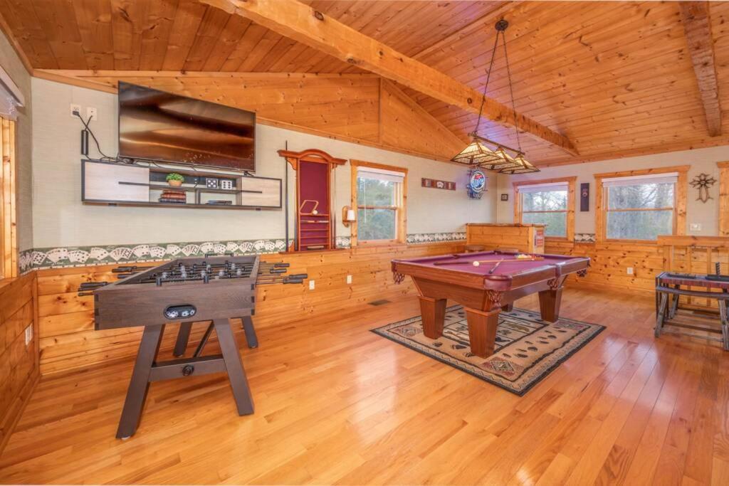 Over The Mountain - Smoky Mountain View Cabin سيفيرفيل المظهر الخارجي الصورة