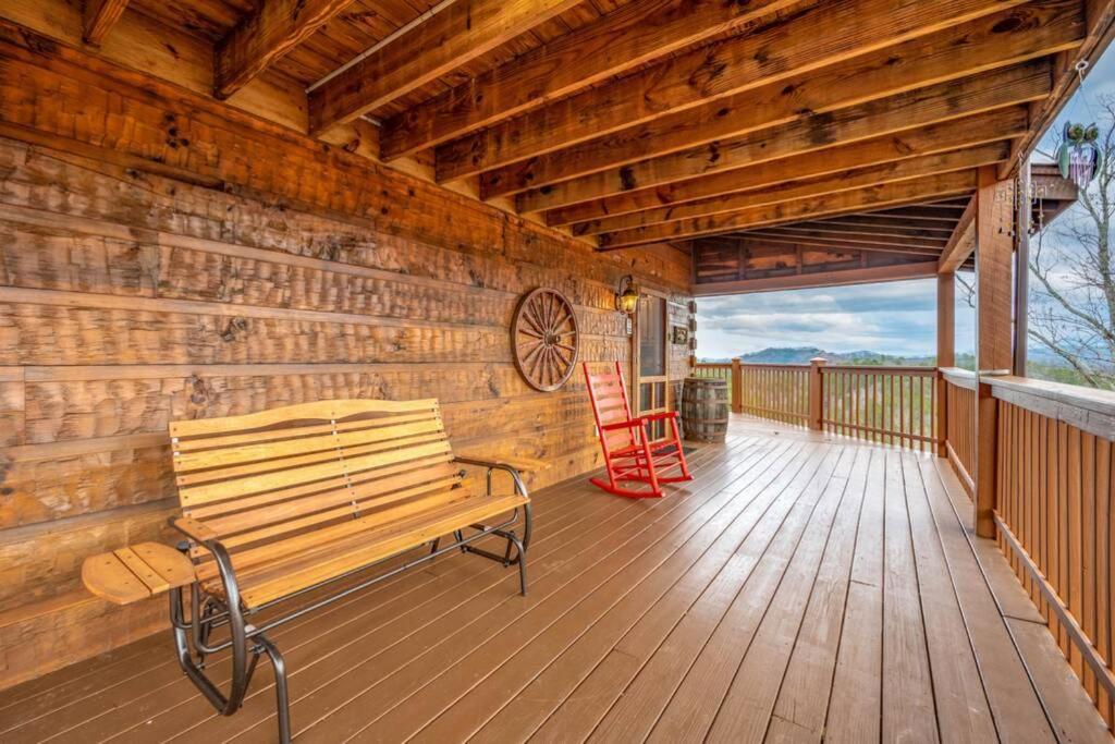 Over The Mountain - Smoky Mountain View Cabin سيفيرفيل المظهر الخارجي الصورة