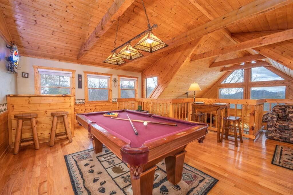 Over The Mountain - Smoky Mountain View Cabin سيفيرفيل المظهر الخارجي الصورة