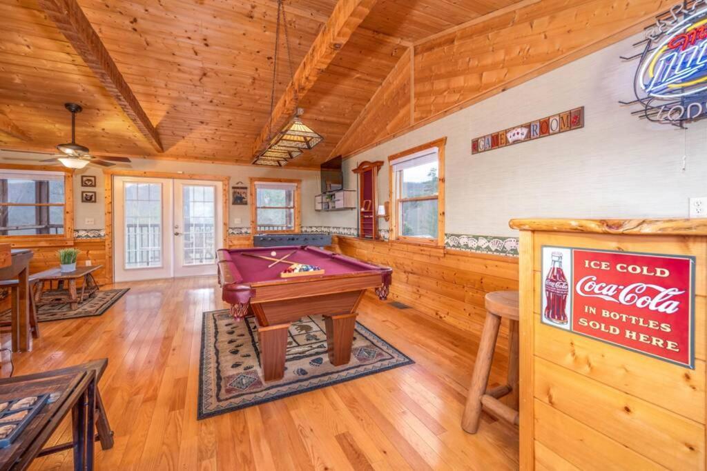 Over The Mountain - Smoky Mountain View Cabin سيفيرفيل المظهر الخارجي الصورة