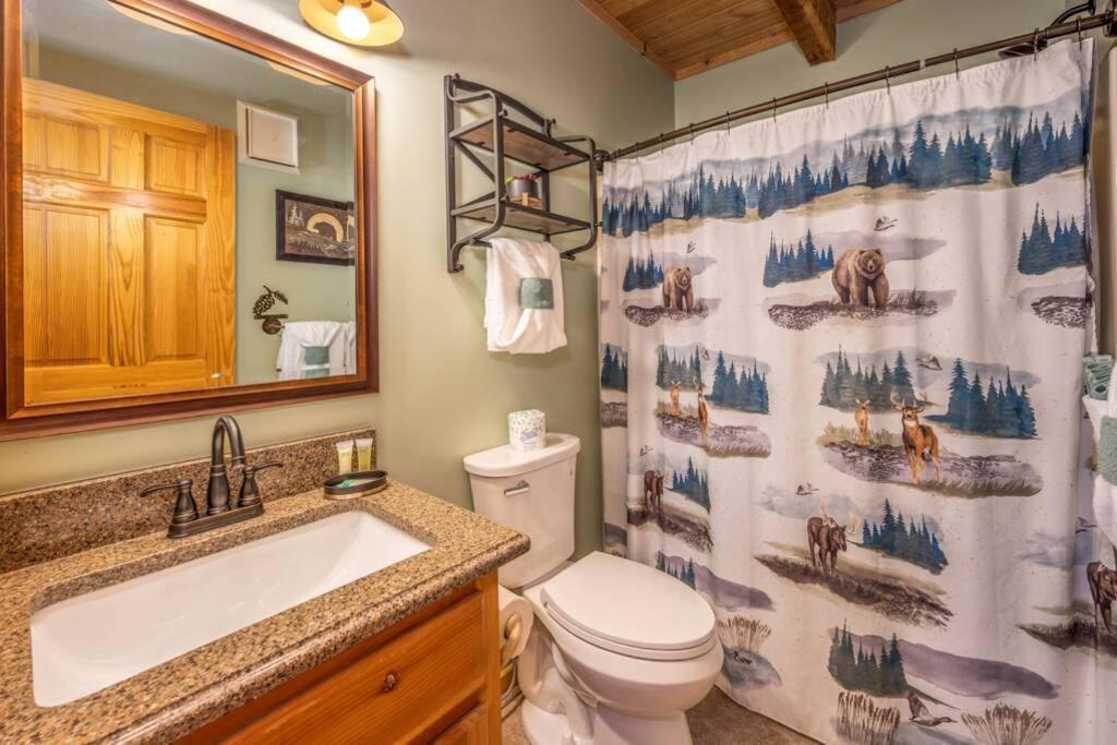 Over The Mountain - Smoky Mountain View Cabin سيفيرفيل المظهر الخارجي الصورة