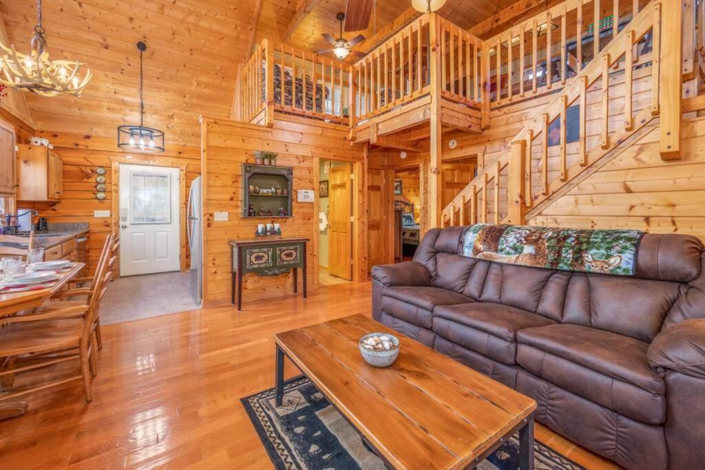Over The Mountain - Smoky Mountain View Cabin سيفيرفيل المظهر الخارجي الصورة